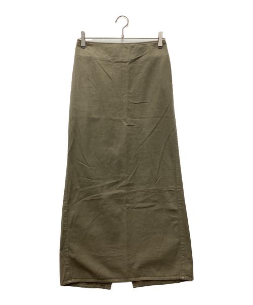 DEUXIEME CLASSE（ドゥーズィエム クラス）Deuxieme Classe (ドゥーズィエム クラス) badass スカート カーキ サイズ:SIZE 38 未使用品の古着・服飾アイテム