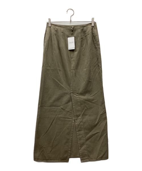 DEUXIEME CLASSE（ドゥーズィエム クラス）Deuxieme Classe (ドゥーズィエム クラス) badass スカート カーキ サイズ:SIZE 38 未使用品の古着・服飾アイテム