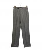 BEAMS Fビームスエフ）の古着「トロピカルウール 2プリーツ サイドアジャスター ワイドスラックス」｜グレー