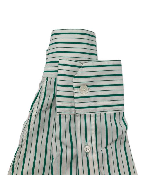 camisas manolo（カミサス マノロ）CAMISAS MANOLO (カミサス マノロ) ストライプシャツ グリーン サイズ:46の古着・服飾アイテム