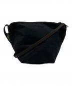 Herve Chapelierエルベシャプリエ）の古着「ナイロン舟型ショルダーバッグS」｜ブラック