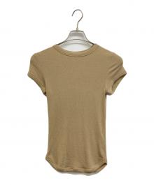 BORDERS at BALCONY（ボーダーズアットバルコニー）の古着「RIB TEE」｜ブラウン