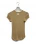 BORDERS at BALCONY (ボーダーズアットバルコニー) RIB TEE ブラウン サイズ:36：4000円