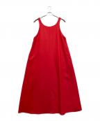 BALLSEYボールジィ）の古着「ストレッチボタニー ジャンパースカート」｜レッド