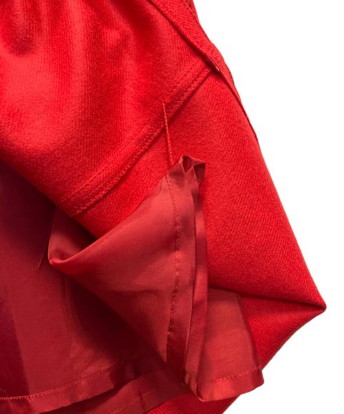 BALLSEY（ボールジィ）BALLSEY (ボールジィ) ストレッチボタニー ジャンパースカート レッド サイズ:36 未使用品の古着・服飾アイテム