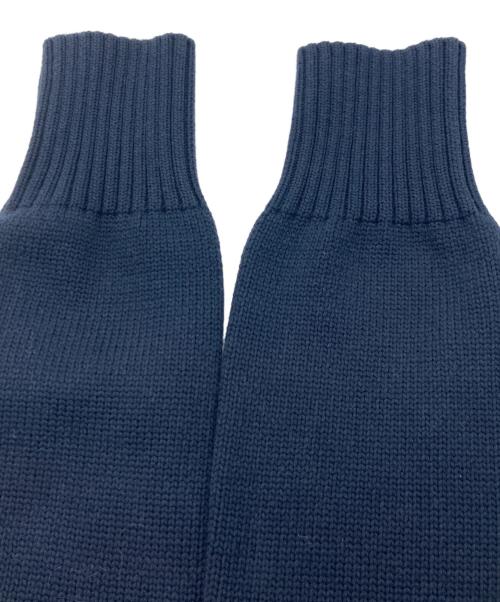 HYKE（ハイク）HYKE (ハイク) C/N GANSEY SWEATER BOLERO HYKE ネイビー サイズ:1の古着・服飾アイテム