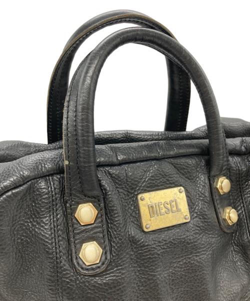 DIESEL（ディーゼル）DIESEL (ディーゼル) ミニボストンバッグ ブラックの古着・服飾アイテム