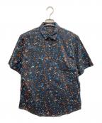 Paul Smith COLLECTIONポールスミス コレクション）の古着「ディッツィーフローラルプリント シャツ」｜ブラック