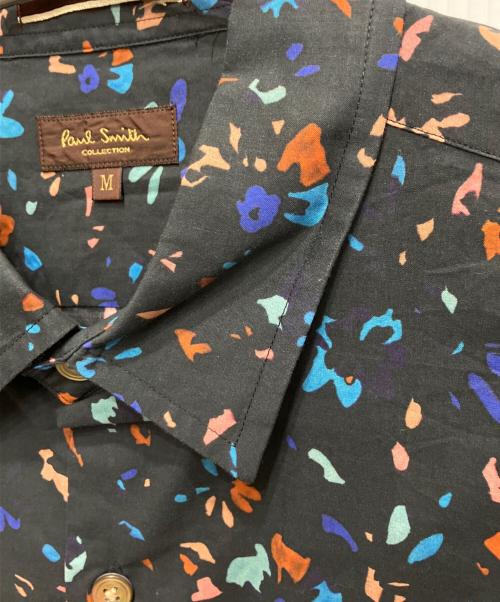 Paul Smith COLLECTION（ポールスミス コレクション）Paul Smith COLLECTION (ポールスミス コレクション) ディッツィーフローラルプリント シャツ ブラック サイズ:Mの古着・服飾アイテム