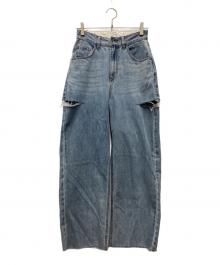 CADUNE（カデュネ）の古着「サイドスリットデニム」｜ブルー