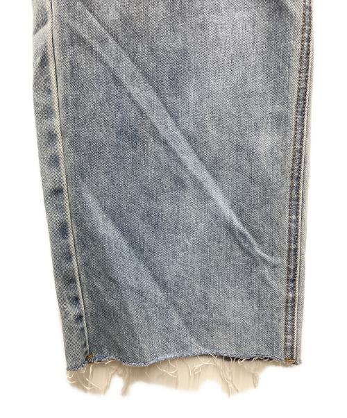 CADUNE（カデュネ）CADUNE (カデュネ) サイドスリットデニム ブルー サイズ:SIZE 36の古着・服飾アイテム