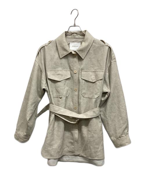 CADUNE（カデュネ）CADUNE (カデュネ) CPOジャケット ベージュ サイズ:38の古着・服飾アイテム