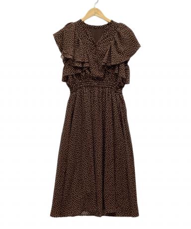 中古・古着通販】ANAYI (アナイ) ミニドットシフォンラッフル