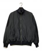 COMOLIコモリ）の古着「25SS リバーシブル トラックジャケット」｜ブラック