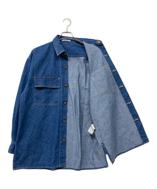 AURALEE（オーラリー）AURALEE (オーラリー) 25SS SELVEDGE LIGHT OZ DENIM SHIRT インディゴ サイズ:3の古着・服飾アイテム