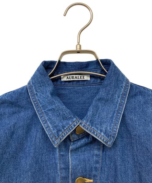 AURALEE（オーラリー）AURALEE (オーラリー) 25SS SELVEDGE LIGHT OZ DENIM SHIRT インディゴ サイズ:3の古着・服飾アイテム