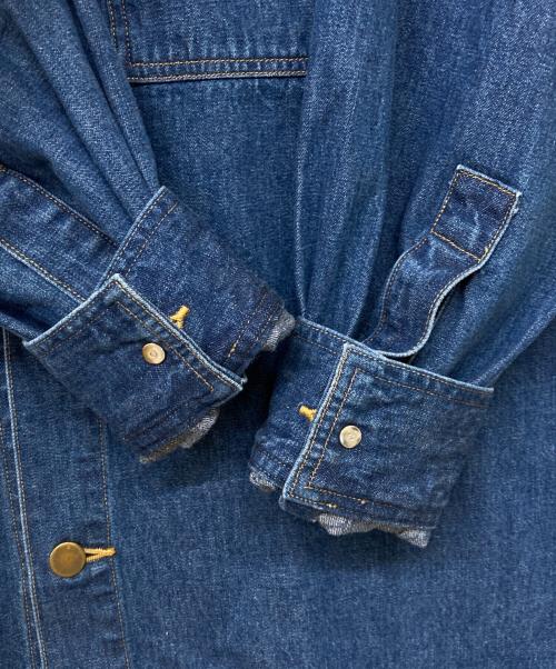 AURALEE（オーラリー）AURALEE (オーラリー) 25SS SELVEDGE LIGHT OZ DENIM SHIRT インディゴ サイズ:3の古着・服飾アイテム