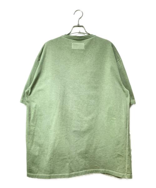 Maison Margiela（メゾンマルジェラ）Maison Margiela (メゾンマルジェラ) OVERSIZE GMT DYE T-SHIRT グリーン サイズ:44の古着・服飾アイテム