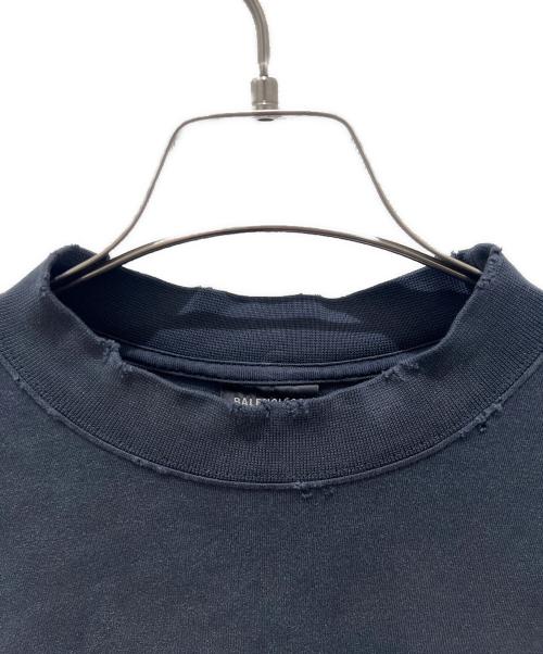 BALENCIAGA（バレンシアガ）BALENCIAGA (バレンシアガ) Tape Type Medium Fit Tee グレー サイズ:Sの古着・服飾アイテム