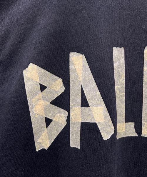 BALENCIAGA（バレンシアガ）BALENCIAGA (バレンシアガ) Tape Type Medium Fit Tee グレー サイズ:Sの古着・服飾アイテム