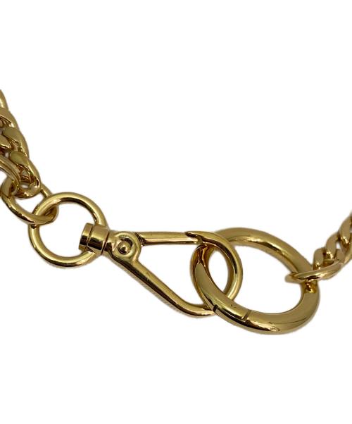 MIU MIU（ミュウミュウ）MIU MIU (ミュウミュウ) メタルキーリング トリック/バッグチャーム ゴールドの古着・服飾アイテム