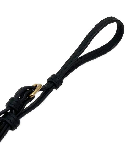 MIU MIU（ミュウミュウ）MIU MIU (ミュウミュウ) バッグチャーム ブラックの古着・服飾アイテム