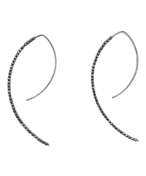 MIZUKI（ミズキ）MIZUKI (ミズキ) 14KWG ラージバナナフープピアス サイズ:ラージの古着・服飾アイテム