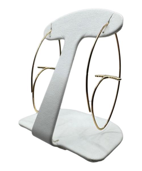 hirotaka（ヒロタカ）hirotaka (ヒロタカ) GOSSAMER ダイヤモンド フローティングピアス サイズ:Lの古着・服飾アイテム