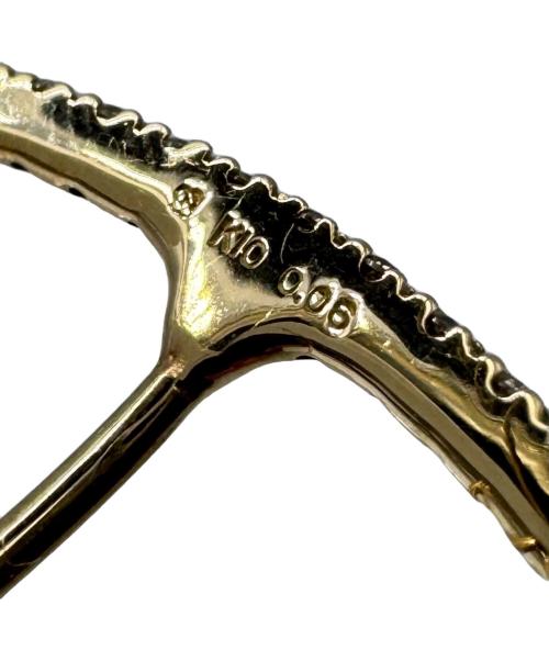 hirotaka（ヒロタカ）hirotaka (ヒロタカ) GOSSAMER ダイヤモンド フローティングピアス サイズ:Lの古着・服飾アイテム