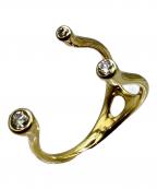 hirotakaヒロタカ）の古着「DROSERA ダイヤモンド ピンキー カフ リング」