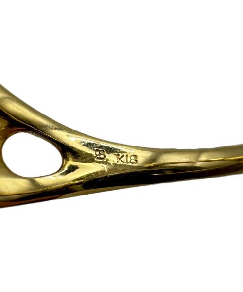 hirotaka（ヒロタカ）hirotaka (ヒロタカ) DROSERA ダイヤモンド ピンキー カフ リング サイズ:#2の古着・服飾アイテム