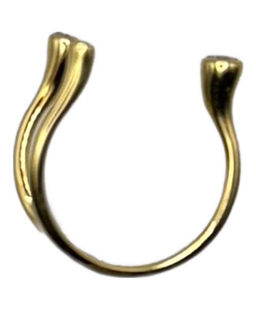 hirotaka（ヒロタカ）hirotaka (ヒロタカ) DROSERA ダイヤモンド ピンキー カフ リング サイズ:#2の古着・服飾アイテム