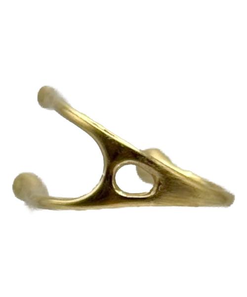 hirotaka（ヒロタカ）hirotaka (ヒロタカ) DROSERA ダイヤモンド ピンキー カフ リング サイズ:#2の古着・服飾アイテム