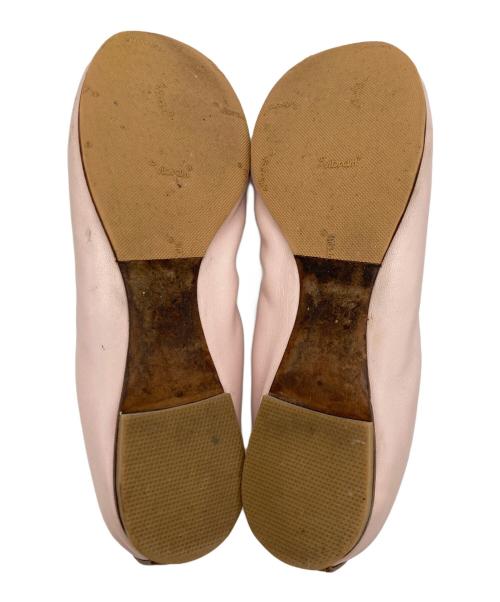 LANVIN（ランバン）LANVIN (ランバン) レザーフラットシューズ ピンク サイズ:36の古着・服飾アイテム