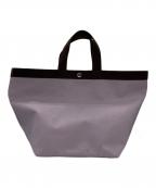 Herve Chapelierエルベシャプリエ）の古着「コーデュラ舟形トートバッグ」｜パープル×ブラウン