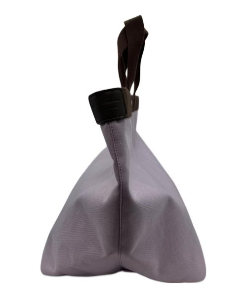 Herve Chapelier（エルベシャプリエ）Herve Chapelier (エルベシャプリエ) コーデュラ舟形トートバッグ パープル×ブラウンの古着・服飾アイテム