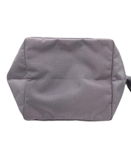 Herve Chapelier（エルベシャプリエ）Herve Chapelier (エルベシャプリエ) コーデュラ舟形トートバッグ パープル×ブラウンの古着・服飾アイテム