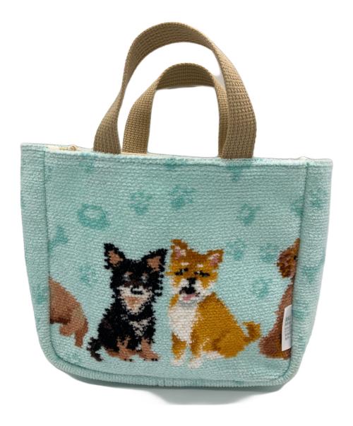 FEILER（フェイラー）FEILER (フェイラー) マイキュートパピー トートトートバッグ ミントグリーンの古着・服飾アイテム