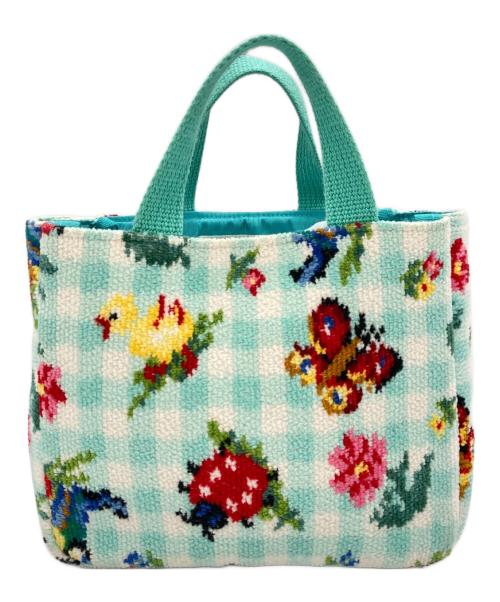 FEILER（フェイラー）FEILER (フェイラー) ハイジミニトートバッグ グリーンの古着・服飾アイテム