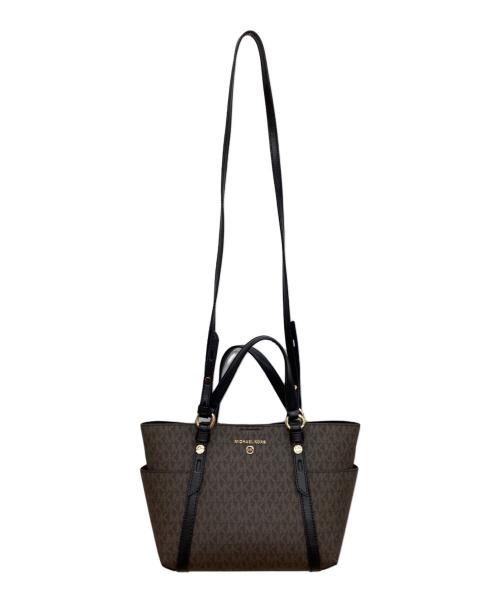 MICHAEL KORS（マイケル・コース）MICHAEL KORS (マイケル・コース) 2WAYショルダーバッグ ブラウンの古着・服飾アイテム