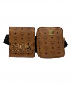 MCMエムシーエム）の古着「stark modular belt bag」｜ブラウン