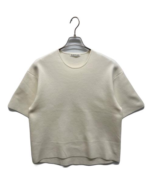 R'IAM（リアム）R'IAM (リアム) R'IAM ハンソデ KNIT プルオーバー アイボリー サイズ:Freeの古着・服飾アイテム