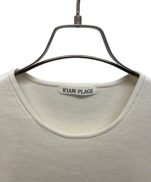 R'IAM（リアム）R'IAM (リアム) R'IAM ハンソデ KNIT プルオーバー アイボリー サイズ:Freeの古着・服飾アイテム