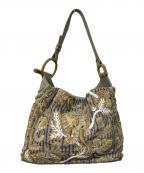 JAMIN PUECHジャマンピュエッシュ）の古着「ワンショルダーバッグ」｜ベージュ