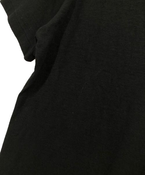 MADISON BLUE（マディソンブルー）MADISON BLUE (マディソンブルー) HELLO CREW NECK TEE ブラック サイズ:Sの古着・服飾アイテム
