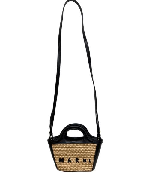 MARNI（マルニ）MARNI (マルニ) マイクロ トロピカリア 2wayショルダーバッグ Sand Storm Blackの古着・服飾アイテム