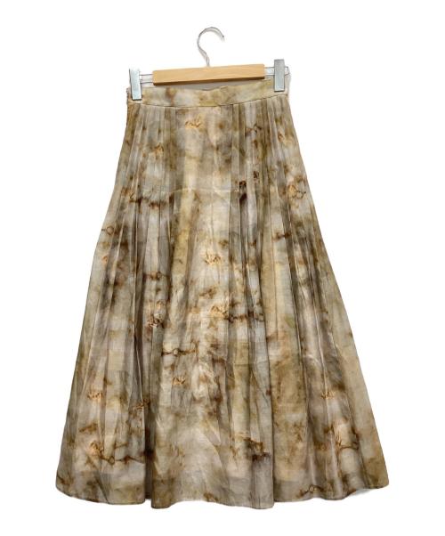 MURRAL（ミューラル）MURRAL (ミューラル) プリーツスカート グレー サイズ:Sの古着・服飾アイテム