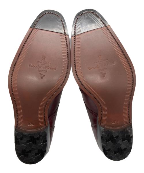 SCOTCH GRAIN（スコッチグレイン）SCOTCH GRAIN (スコッチグレイン) モデナ ウイング・ダブルモンクシューズ ボルドー サイズ:26.5の古着・服飾アイテム