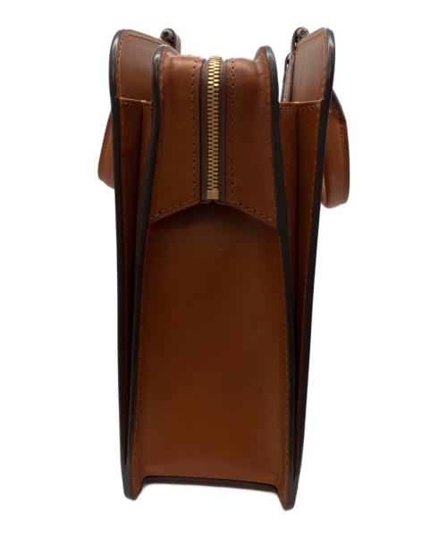 土屋鞄（ツチヤカバン）土屋鞄 (ツチヤカバン) マグナス ファスナートップブリーフ ブラウンの古着・服飾アイテム