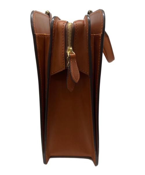 土屋鞄（ツチヤカバン）土屋鞄 (ツチヤカバン) マグナス ファスナートップブリーフ ブラウンの古着・服飾アイテム
